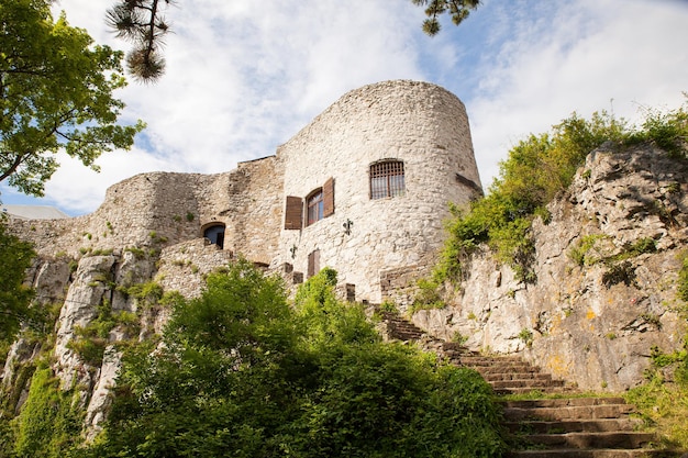 Vue du château de St Servolo