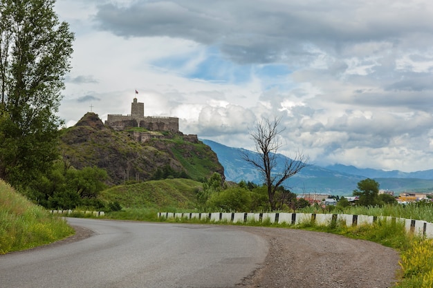 Vue du complexe du château de Rabati à Akhaltsikhe, Géorgie