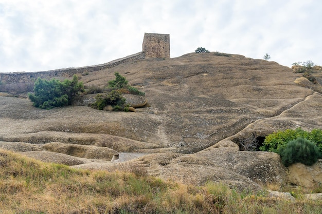 Vue du complexe du monastère de David Gareja de Géorgie orientale