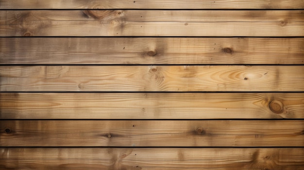 Vue du dessus de la table en bois Fond de mur de texture de planche en bois brun clair