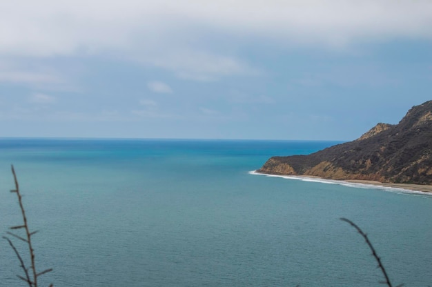 Photo vue du faro de san lorenzo, manabí