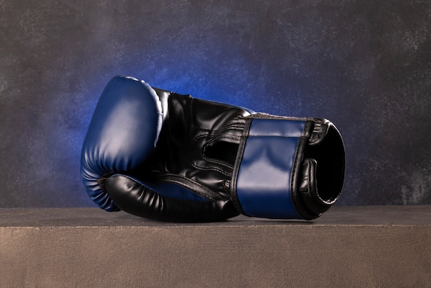 Vue du gant de boxe