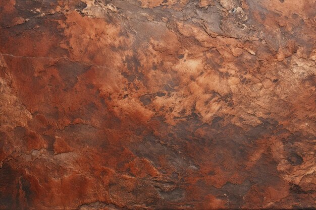 Vue du haut d'une surface métallique rouillée