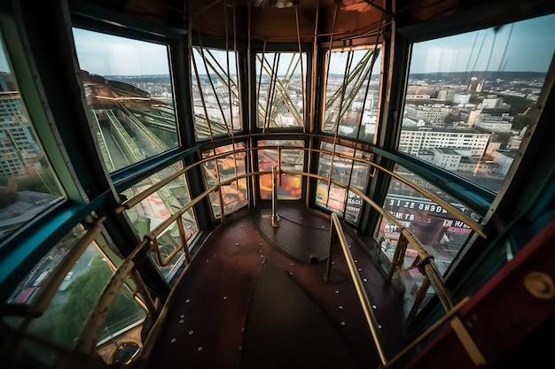 La vue du haut de la tour