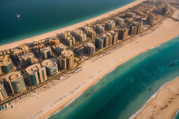 Vue du haut de la ville de Dubaï