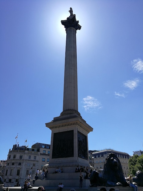 Photo vue du monument sous un angle bas