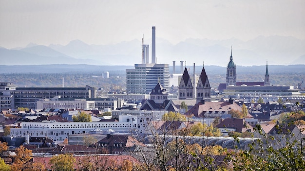 Photo vue du paysage urbain contre le ciel