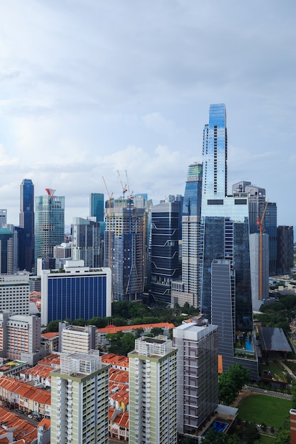 vue du paysage urbain de Singapour