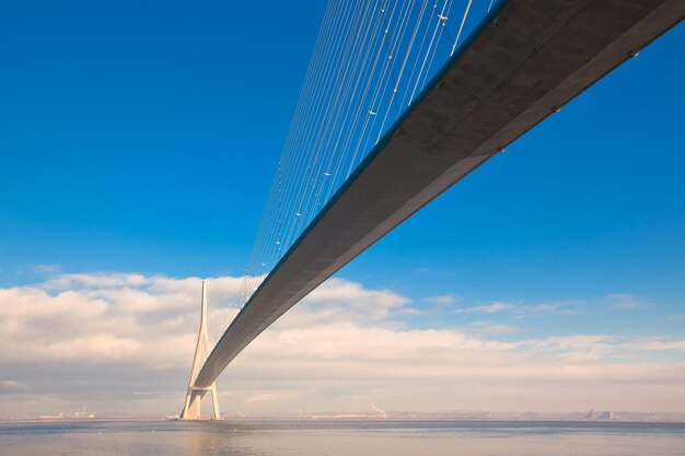 Photo vue du pont de normandie