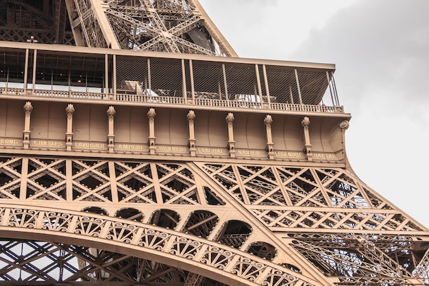 Photo vue du pont sous un angle bas