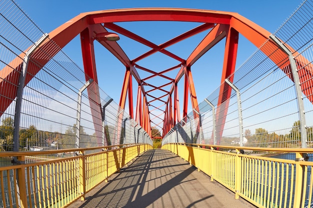 Photo vue du pont suspendu