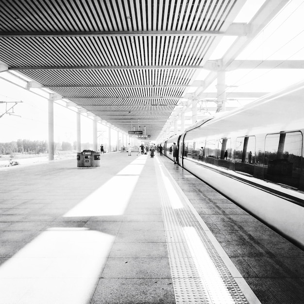 Photo vue du quai de la gare