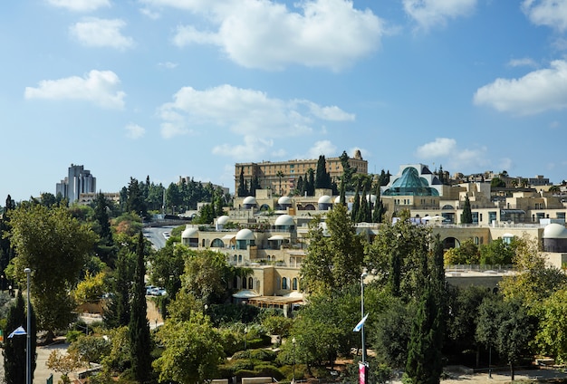 Vue du quartier de Jérusalem de Yemin Moshe