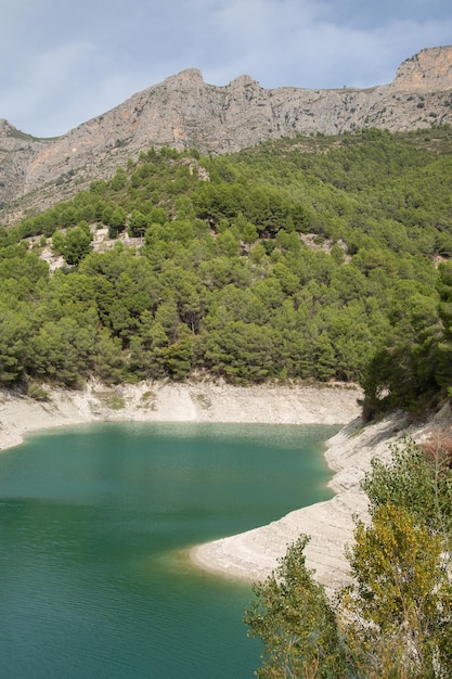 Vue du réservoir à Guadalest, Alicante, Espagne