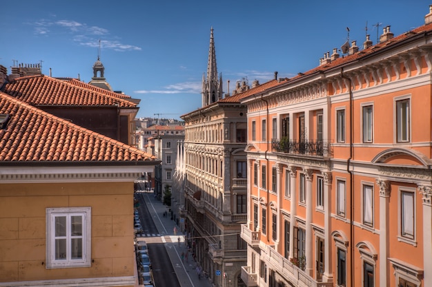 Vue du toit de Trieste