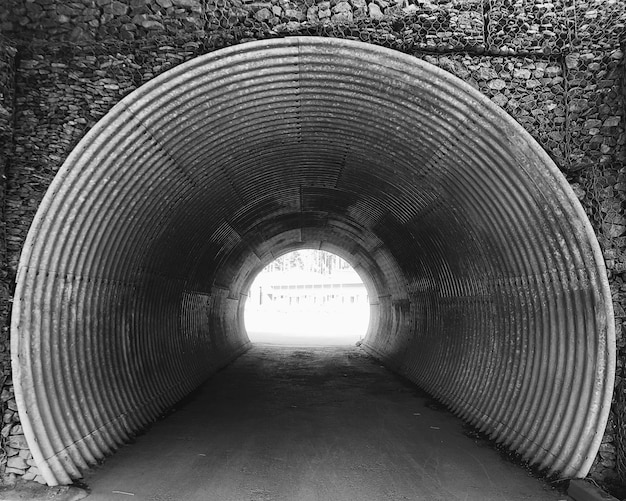 Photo vue du tunnel