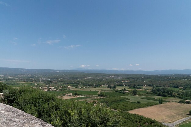 Vue du village perché de Ménerbes Luberon Provence France