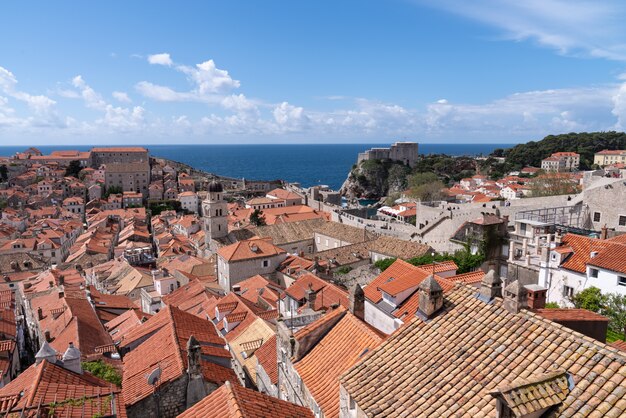 Vue de Dubrovnik depuis le château