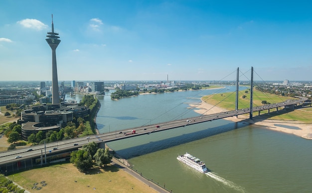 Vue de Düsseldorf Allemagne