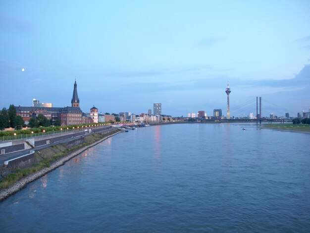 Vue de Düsseldorf Allemagne