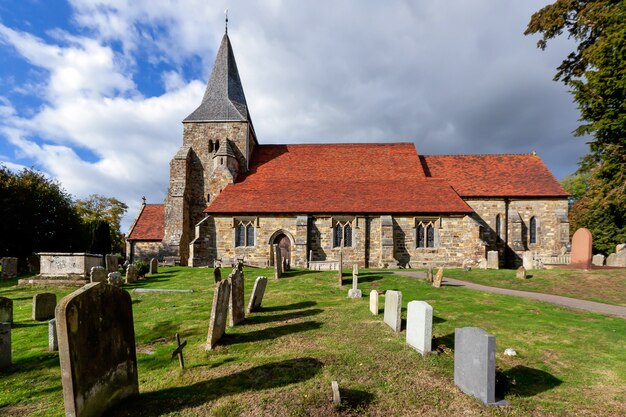 Vue de l'église Burwash