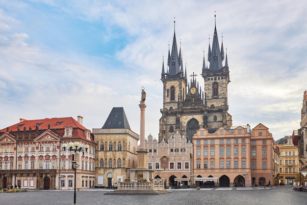 Vue de l'église Notre-Dame du Tyn Prague