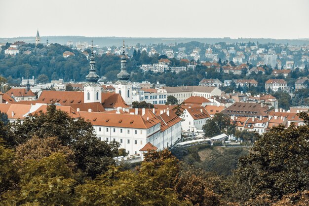 Vue élevée, de, monastère strahov