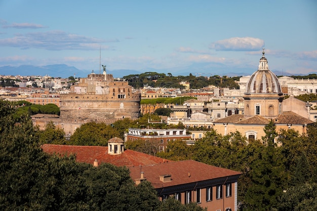 Vue élevée de Roma, Latium, Italie.