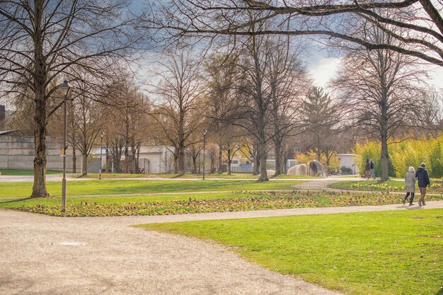 Vue d'été du parc Ingolstadt