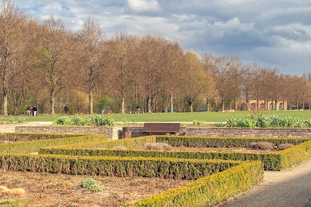 Vue d'été du parc Ingolstadt