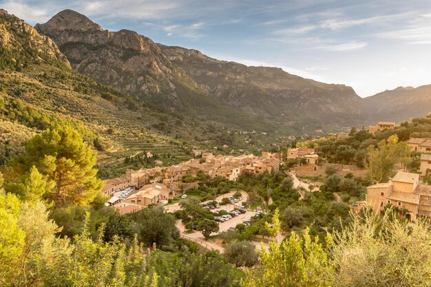 Photo vue étonnante sur casc antic fornalutx mallorca espagne