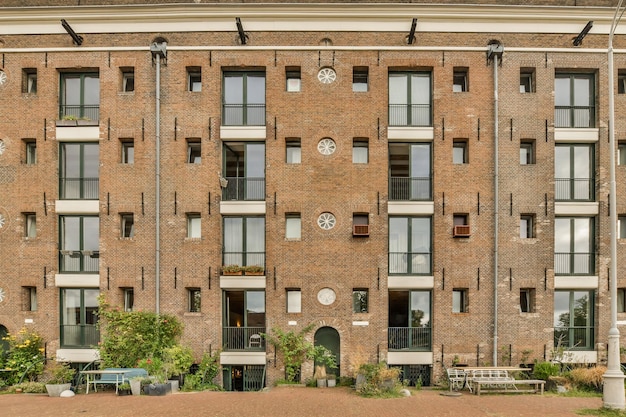 Vue extérieure du bâtiment