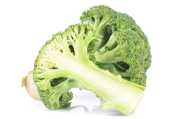 Vue de face du brocoli