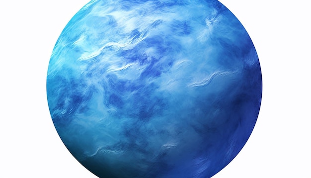 Vue de face de Vénus bleue