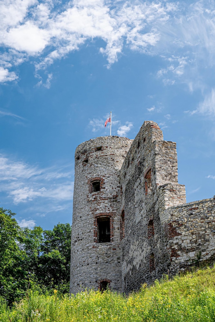 Photo vue à faible angle de l'ancien bâtiment contre le ciel