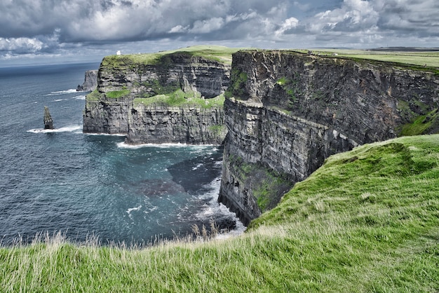 Vue sur les falaises de Moher.