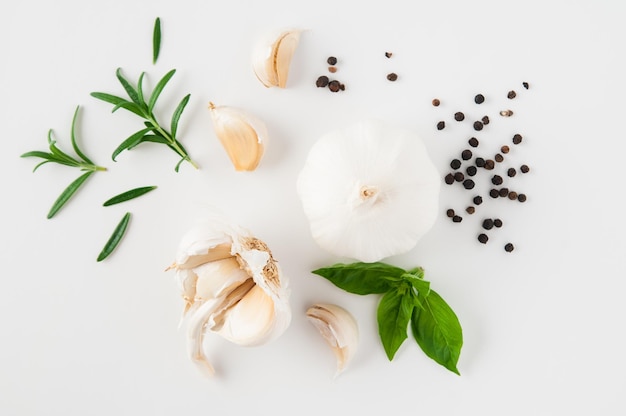 Photo vue des fleurs blanches