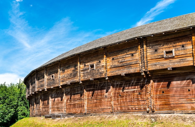 Photo vue de la forteresse de baturyn dans l'oblast de tchernihiv en ukraine