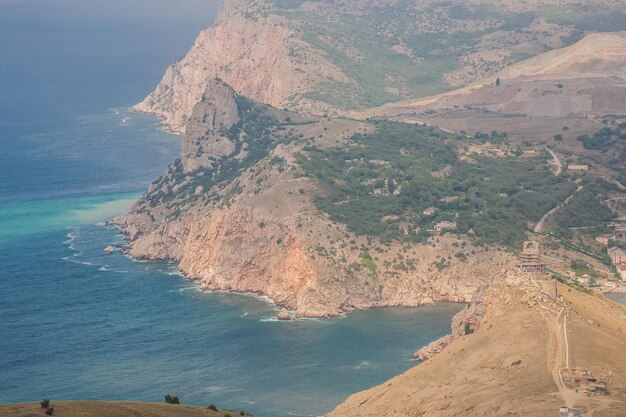 Vue sur la forteresse de Cembalo à Balaklava