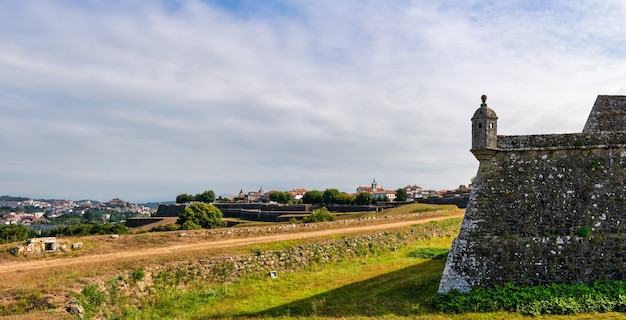 Vue De La Forteresse De Valença Do Minho Au Portugal