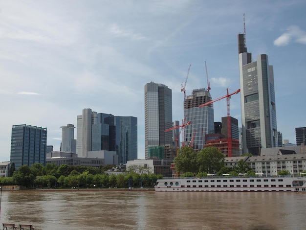 Vue de Francfort Allemagne