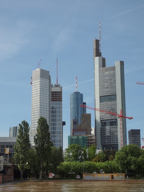 Vue de Francfort, Allemagne