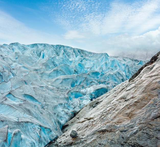 Vue sur le glacier Nigardsbreen Norvège