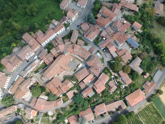 Photo vue à haut angle des bâtiments de la ville