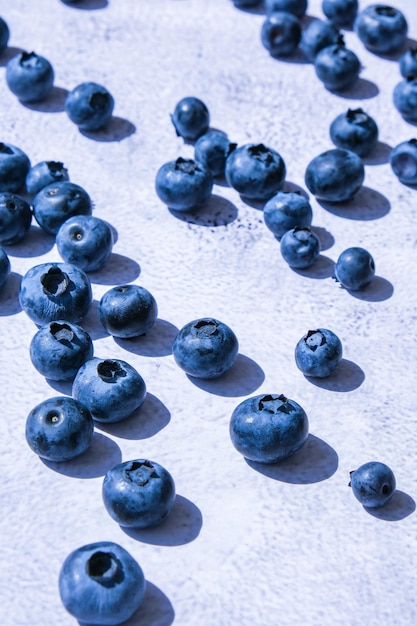 Photo vue à haut angle des fruits sur la table