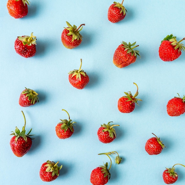 Vue à haut angle des fruits sur la table