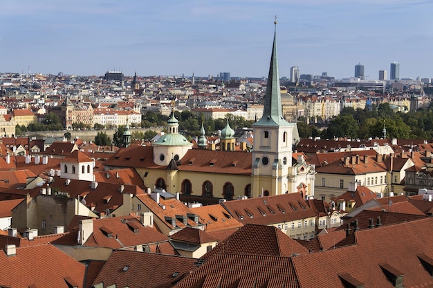 Vue d'horizon de Prague République Tchèque