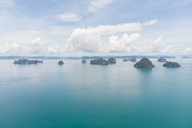 Vue de l'île de Hong à Krabi en Thaïlande