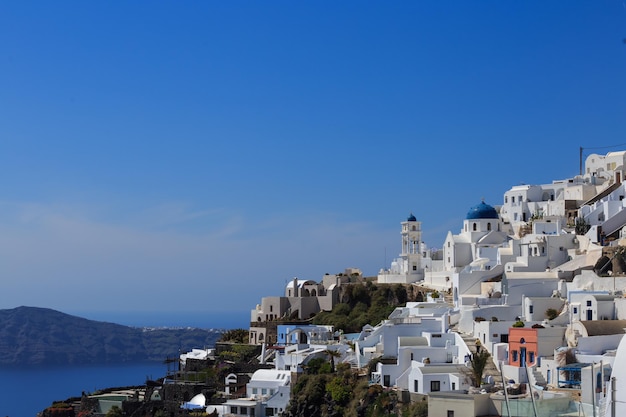 Vue de l'île de Santorin Grèce