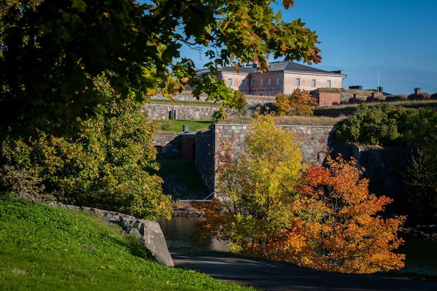 Vue sur l'île de Suomenlinna à Helsinki.